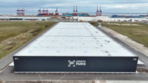 Die erste von drei Hallen des P3 Logistic Parks im GVZ Jade-Weser-Port wurde erst kürzlich fertiggestellt.